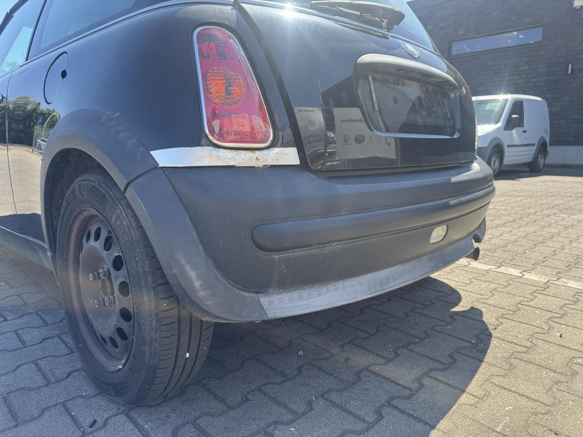 Mini Cooper R50 original Stossf&auml;nger Sto&szlig;stange hinten 668 Schwarz II Bj.2002
